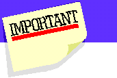 Decorative Banner Only - It says: Important